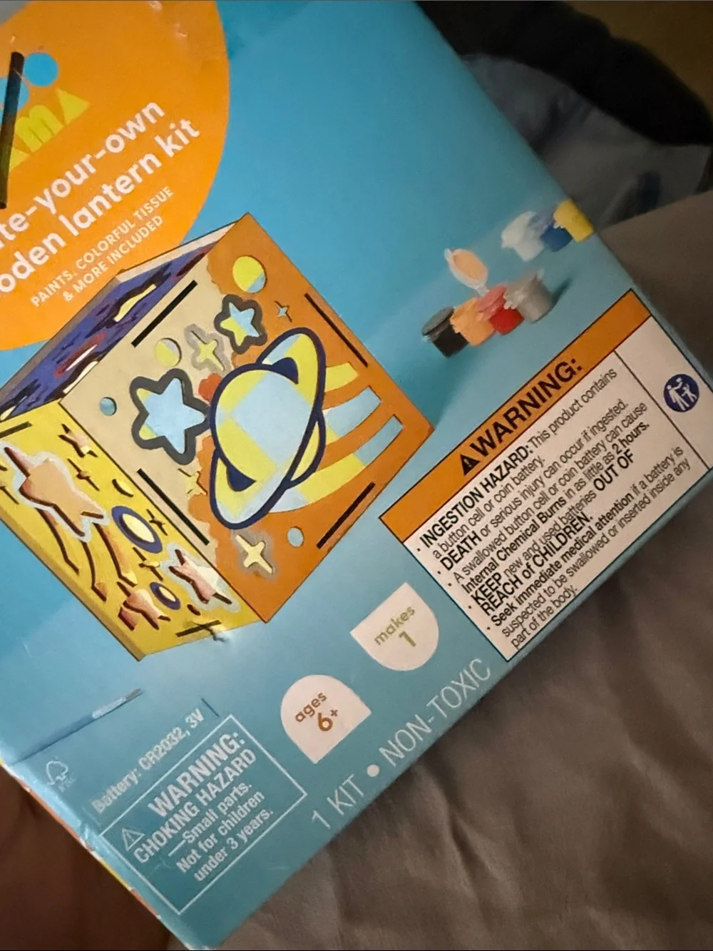 Kids Craft Light-Up Kit — Blue & Yellow